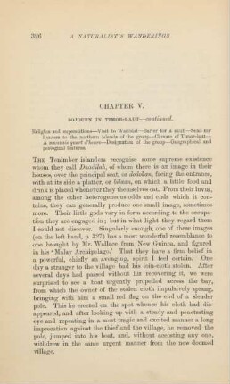 Chapter V. Sojourn in Timor-Laut - continued