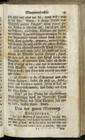 Gute Meynung.