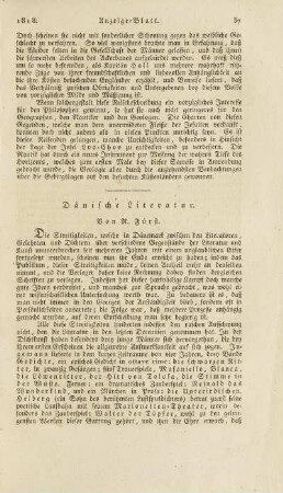 Dänische Literatur