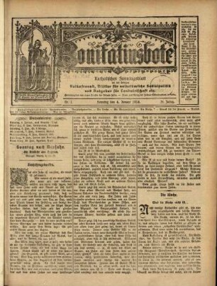 Ausgabe vom Sonntag, den 04. Januar 1914.