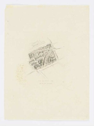 Plan du Turgot, 1734, Blatt 5 der Folge "Butte des Moulins"