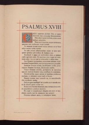 Römische Antiqua mit Initial von Heinz König