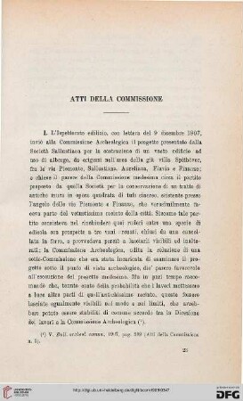 Atti della Commissione