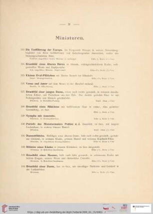 Miniaturen (Nr. 123 - 226)