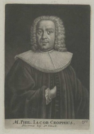 Bildnis des Phil. Iacob Crophius