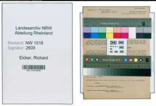 Entnazifizierung Richard Eicker , geb. 05.03.1901 (Landwirt)