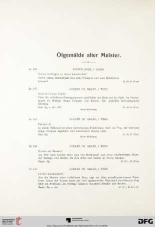 Ölgemälde alter Meister (Nr. 136-160)