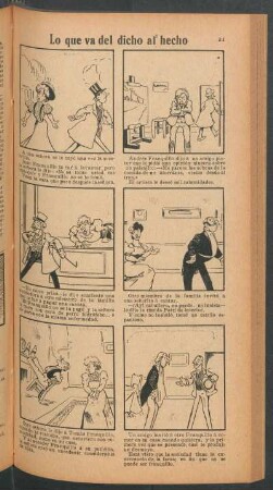Lo que va del dicho al hecho - [Cómic]