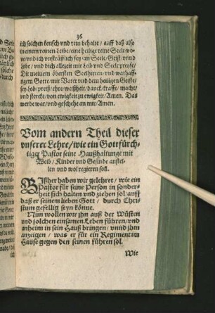 Vom andern Theil dieser vnserer Lehre/ ...
