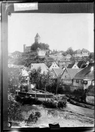 Möckmühl Ortsbild mit Burg Möckmühl