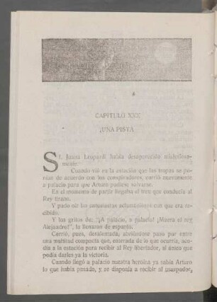 Capítulo [XXXI] - Una pista