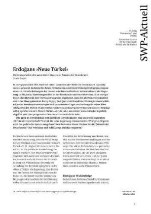 Erdoğans »Neue Türkei« : Die Restauration des autoritären Staates im Namen der Demokratie