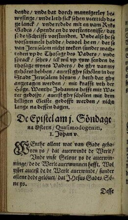 [Episteln und Evangelien.]