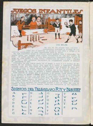 Signos del telégrafo Foy y Breguet