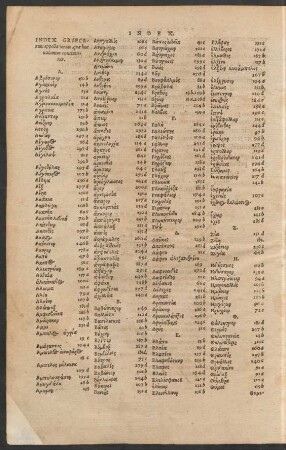 Index Graecarum appellationum ...
