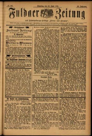 Ausgabe vom Dienstag, den 23. Juni 1896.