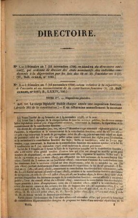 Bulletin annoté des lois, décrets et ordonnances : depuis le mois de juin 1789 jusqu'au mois d'aout 1830 ; 16 volumes in 8, 8