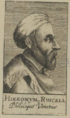 Bildnis des Hieronymus Ruscell
