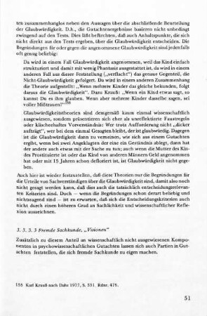 3.3.3.3 Fremde Sachkunde, "Visionen"