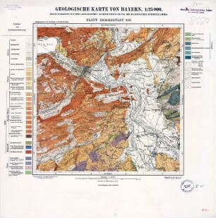 856 [8427] Immenstadt, Geologische Karte von Bayern, 1:25000