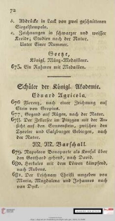 Schüler der Königl. Akademie