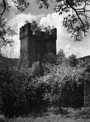 Hirschhorn (Neckar). Burg. Turm (1401/1415)