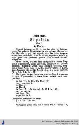 Prior pars. De poetis.
