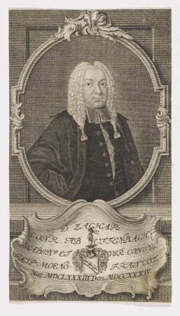 Bildnis des Zachar. Conr. ab Uffenbach