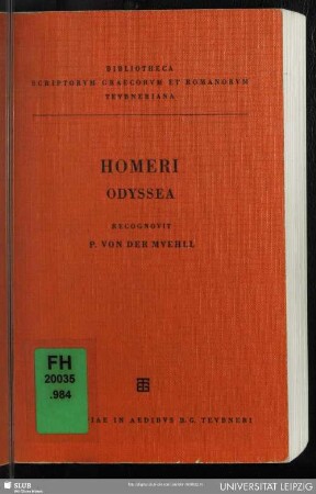 Homeri Odyssea