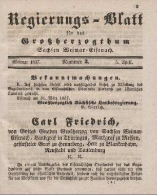 Nr. 3 : 5. April 1837