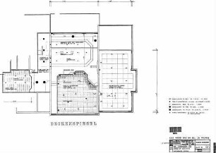 Tübingen Hbf: Umbau Bahnhofsgaststätte - abgehängte Decken / Deckenspiegel Empfangsgeb. Gaststätte