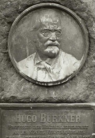 Grabmal Hugo Bürkner. Dresden, Trinitatisfriedhof