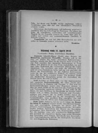 Sitzung vom 17. April 1928