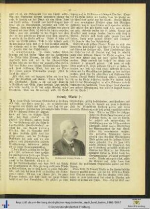 Ludwig Marbe †.