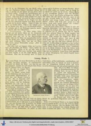 Ludwig Marbe †.