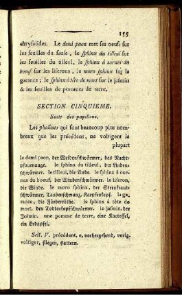 Section Cinquieme.