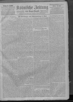 Kölnische Zeitung. 1803-1945