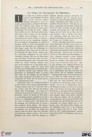 Zur Reform der Ikonographie des Mittelalters