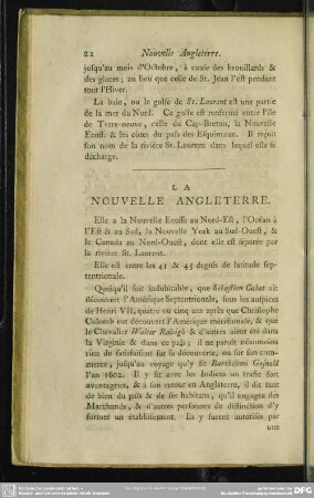 La Nouvelle Angleterre