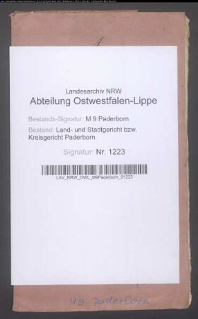Erblasser: Brune, Johann Henrich: