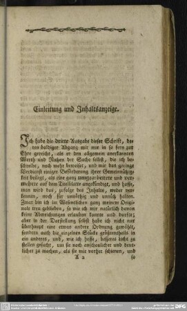 Einleitung und Inhaltsanzeige