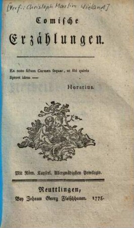 Comische Erzählungen