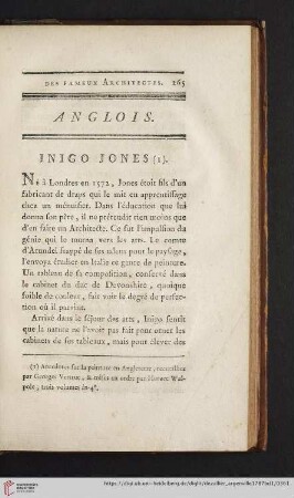 Anglois. Inigo Jones (1)