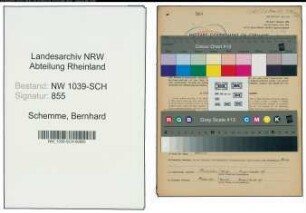 Entnazifizierung Bernhard Schemme , geb. 30.01.1903 (Angestellter)