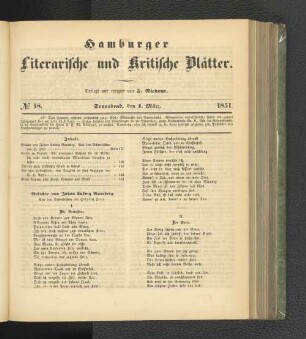No. 18. 1. März 1851