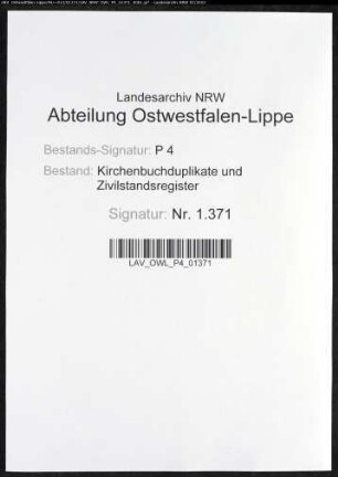 Kirchenbuchduplikate der evangelisch-reformierten Gemeinde (GHT 1836-1837). (Gemeinde: Deilinghofen, evangelische Gemeinde)