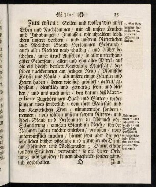 23-32, Zum ersten: ... - Zum Eilfften: ...