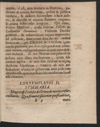 Contemplatio II.