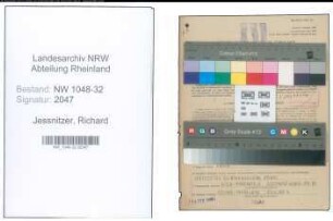 Entnazifizierung Richard Jessnitzer , geb. 10.11.1906 (Beamter)