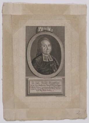 Bildnis des Ioh. Fridr. Burscher